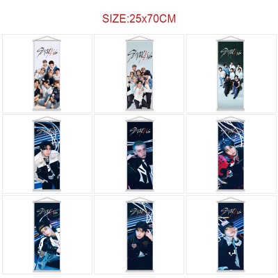 STRAY KIDS star wall scroll wallscrolls 25*70CM