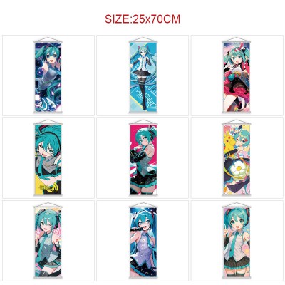Hatsune Miku anime wall scroll wallscrolls 25*70CM