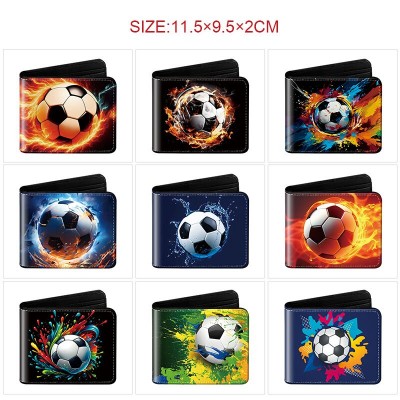 Football wallet purse