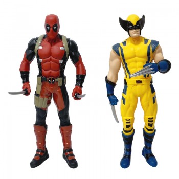 22cm Deadpool &amp;amp; Wolverine figures(OPP bag)