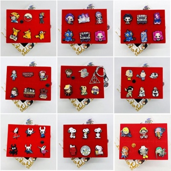 Pokemon Stranger Things K-POP Demon Hunters alloy brooch pins