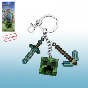Minecraft game key chains