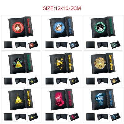 Gravity Falls anime snap wallet buckle purse