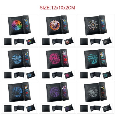 One Piece anime snap wallet buckle purse