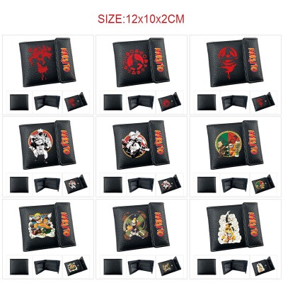 Naruto anime snap wallet buckle purse