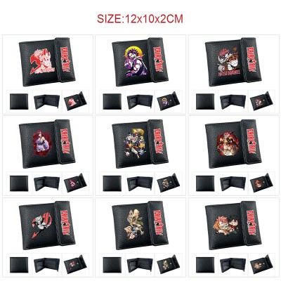 Fairy Tail anime snap wallet buckle purse