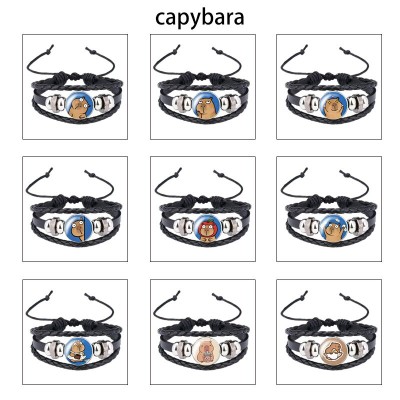 Capybara anime bracelet hand chain