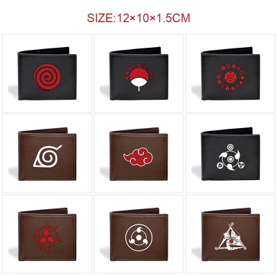 Naruto anime wallet purse
