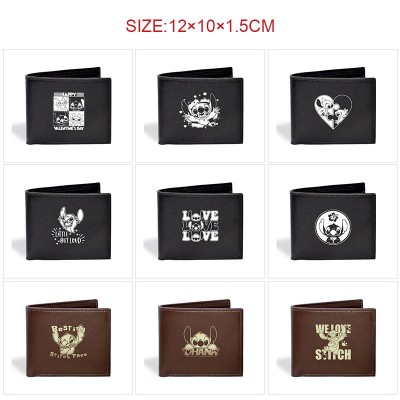 Stitch anime wallet purse