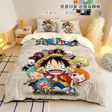 One Piece anime sheet quilt cover+pillowcase