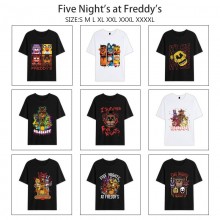 Five Nights at Freddy's anime summer short sleeve ...