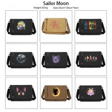 Sailor Moon anime retro canvas messenger crossbody shoulder bags
