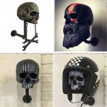 Skull Bone Beard Ghost Holder Wall Hanger