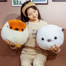 30/40CM Simulation Round Sparrow Stuffed Animal Plush Doll