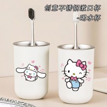 Sanrio kitty 304 stainless steel mouthwash toothbr...