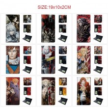 Castlevania PU Long Wallets Purses ID Card Holder