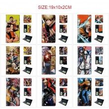 Fatal Fury PU Long Wallets Purses ID Card Holder