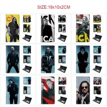 Metallica band PU Long Wallets Purses ID Card Hold...