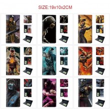 Mortal Kombat PU Long Wallets Purses ID Card Holde...