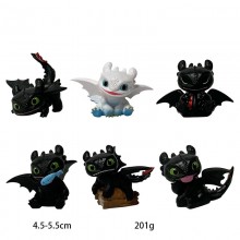 6pcs/set How to Train Your Dragon Toothless figure...