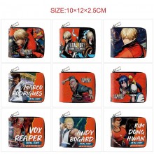 Fatal Fury game zipper long wallet purse
