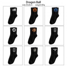 Dragon Ball anime mid length cotton socks