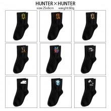 Hunter x Hunter anime mid length cotton socks