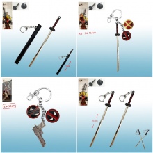 16cm Deadpool &amp;amp; Wolverine weapon sword knife key chain