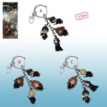 Harry Potter alloy key chains