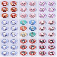 25mm Honkai Star Rail Mini Capsule Badge Brooch Beans 6pcs