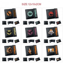 Haikyuu anime snap wallet buckle purse