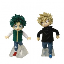 12cm My Hero Academia childhood Midoriya Izuku Bakugou Katsuki figure