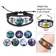 Hatsune Miku changeable pattern bracelets set