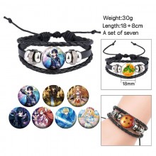 Sword Art Online changeable pattern bracelets set