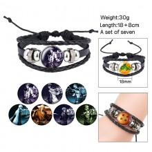 Bleach changeable pattern bracelets set