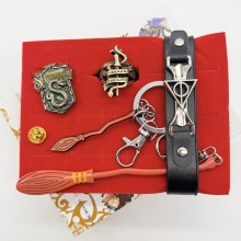 Harry Potter alloy key chains weapon sword a set