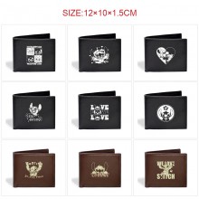 Stitch anime wallet purse