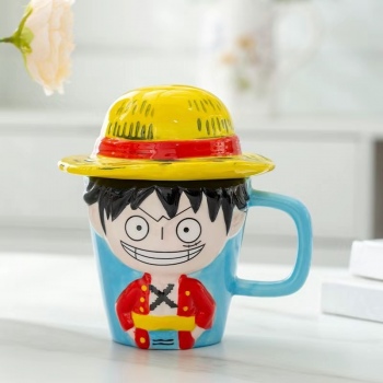 One Piece Luffy Devil Fruit ceramic mug cups