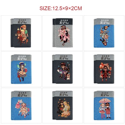 Toilet-bound Hanako-kun Three Fold Button Wallet Purse