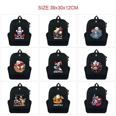 Undertale game canvas backpack bags