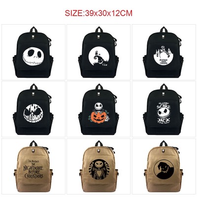 The Nightmare Before Christmas canvas backpack bags