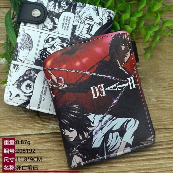 Death Note anime wallet purse