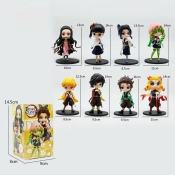 8pcs/set Demon Slayer anime figures