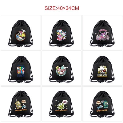 Sanrio Melody kitty Cinnamoroll Kuromi drawstring backpack bag