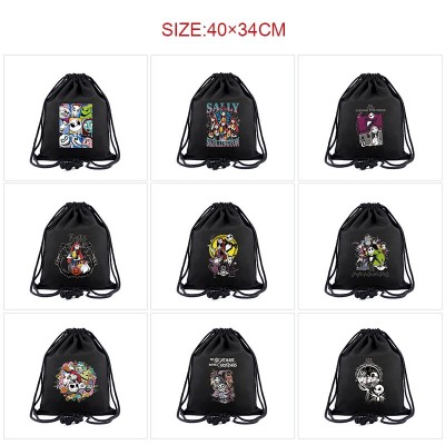 The Nightmare Before Christmas drawstring backpack bag