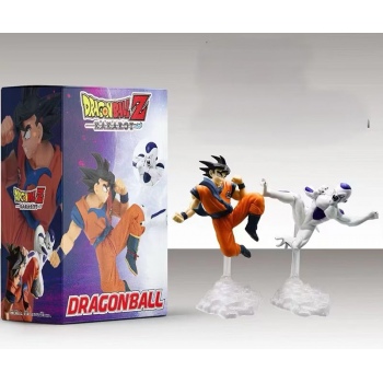 18cm Dragon Ball Son Goku vs Frieza anime figures set