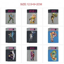 JoJo's Bizarre Adventure Three Fold Button Wallet ...
