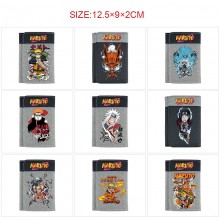 Naruto anime Three Fold Button Wallet Purse