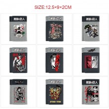 Attack on Titan anime Three Fold Button Wallet Pur...