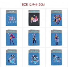 K-POP Demon Hunters Three Fold Button Wallet Purse